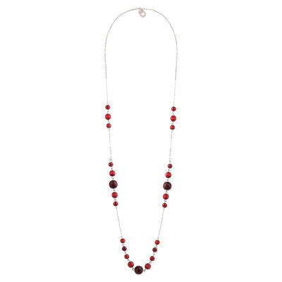 Aarikka Irene Necklace, plum red
