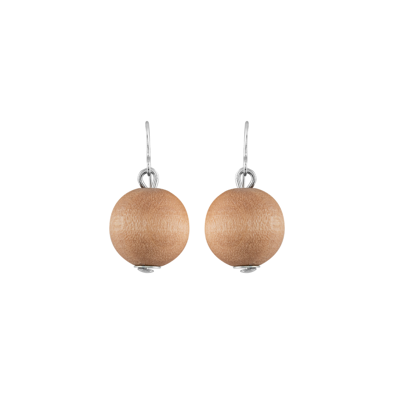 Aarikka Karpalo Earrings light brown