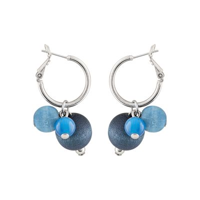 Aarikka Lydia Earrings, shades of blue