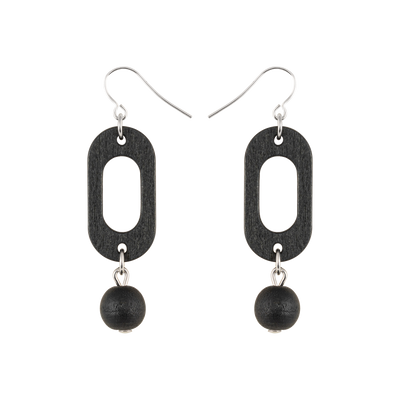 Aarikka Meea Earrings, black