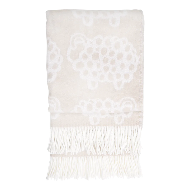Aarikka Passi Wool Blanket rams design