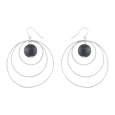 Aarikka Piruetti Earrings black