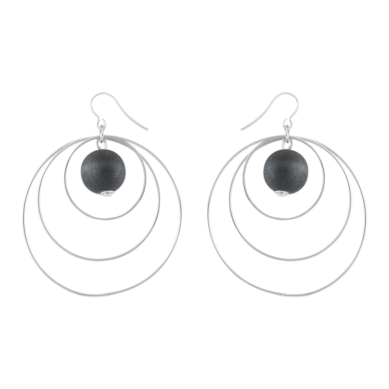 Aarikka Piruetti Earrings black