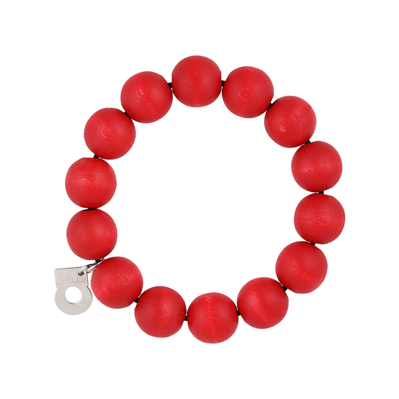 Aarikka Pohjola Bracelet, cherry red