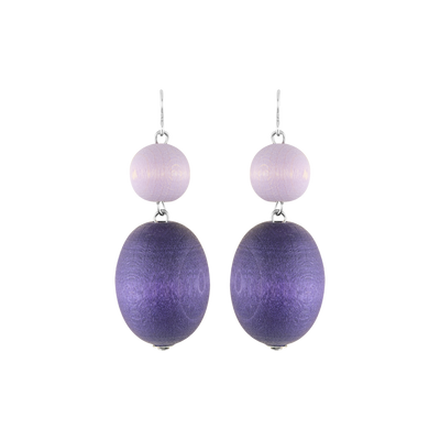 Aarikka Taateli Earrings, purple