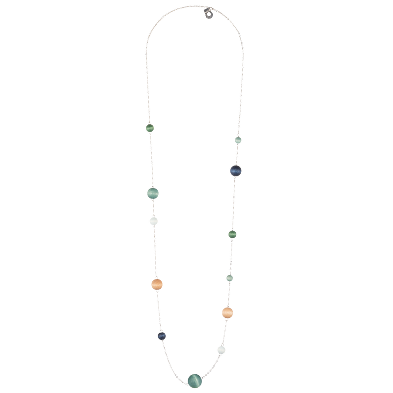 Aarikka Värikimara Necklace, shades of green