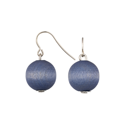 Aarikka Karpalo Earrings, blue-grey