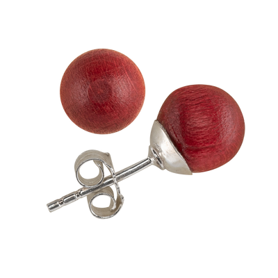Aarikka Marja Earrings, wine red