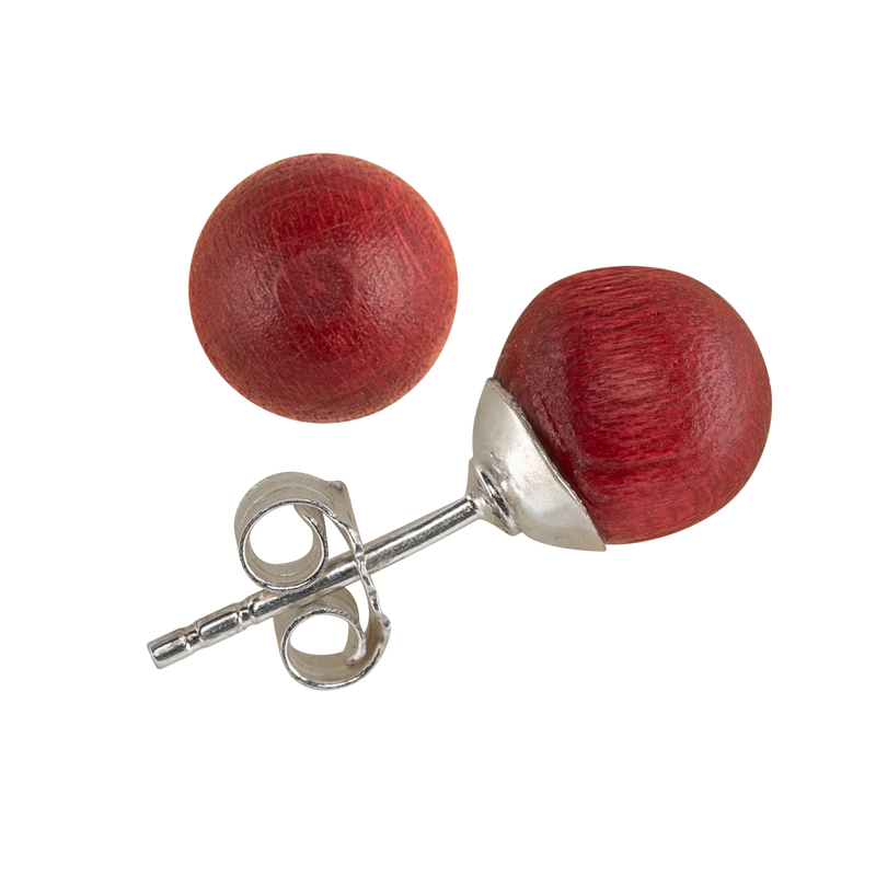 Aarikka Marja Earrings, wine red