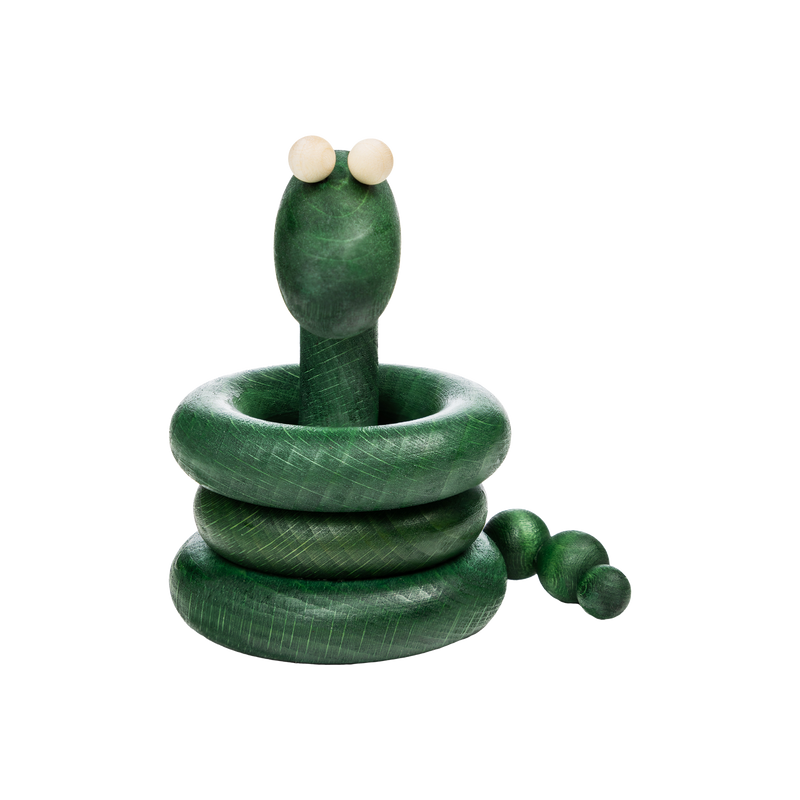 Aarikka Snake Sculpture, green