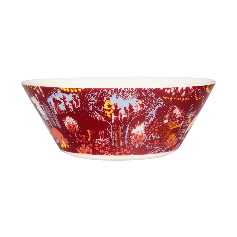 Decorative bowl with animal pattern on a white background