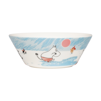Arabia Moomin Bowl - Ice Swimming