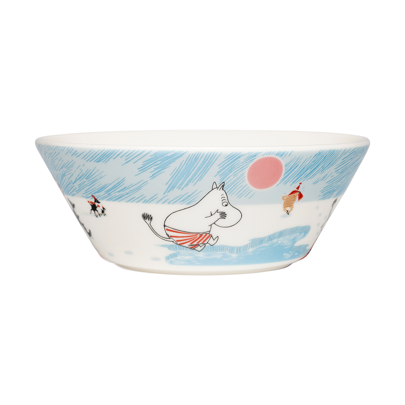 Arabia Moomin Bowl - Ice Swimming