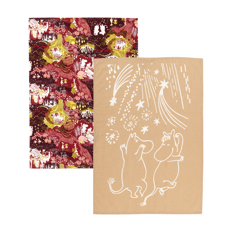 Arabia Moomin Party Time Kitchen Towels (Set of 2)