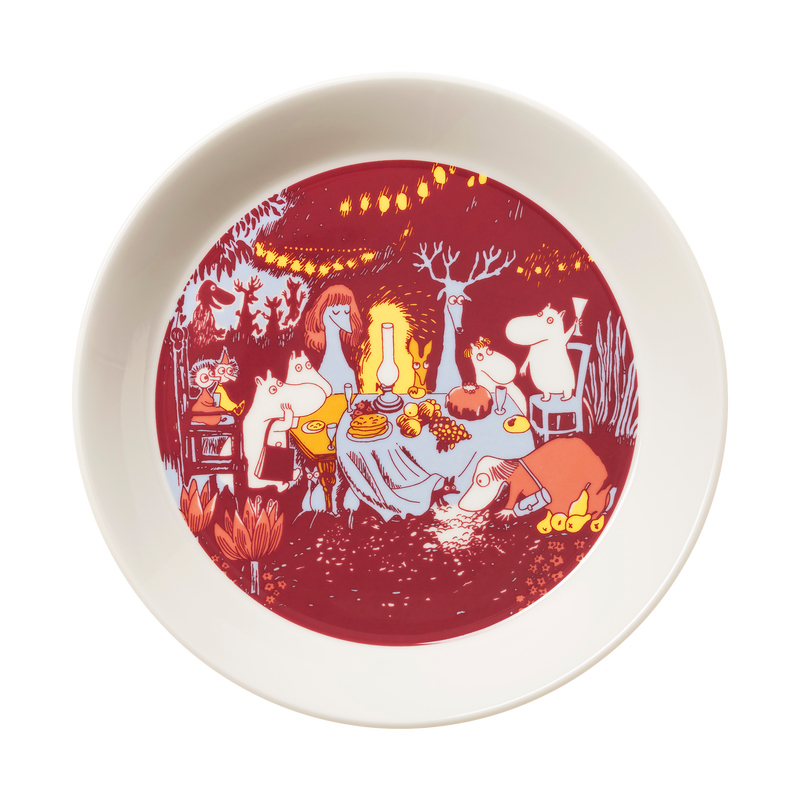 Arabia Moomin Plate - Festive Moments