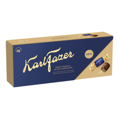Fazer Crispy Truffle Milk Chocolates Box (250g)