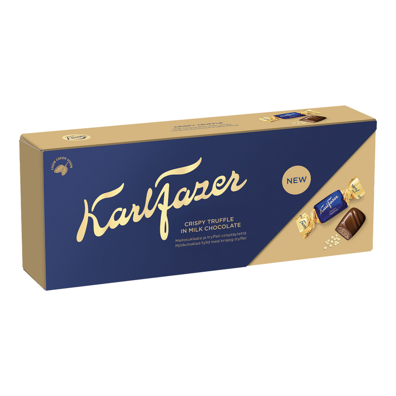 Fazer Crispy Truffle Milk Chocolates Box (250g)