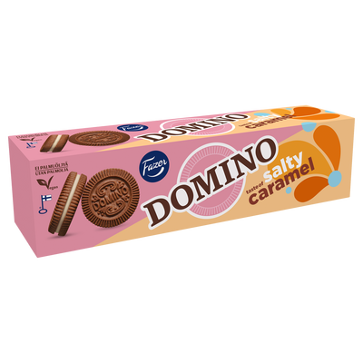 Fazer Domino Salty Caramel Cookies (175g)