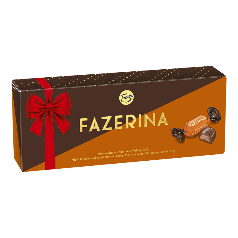 Fazer Fazerina Orange Truffle Milk Chocolates Box (295g)