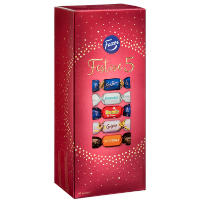 Fazer Festive 5 Chocolates Gift Box (500g)