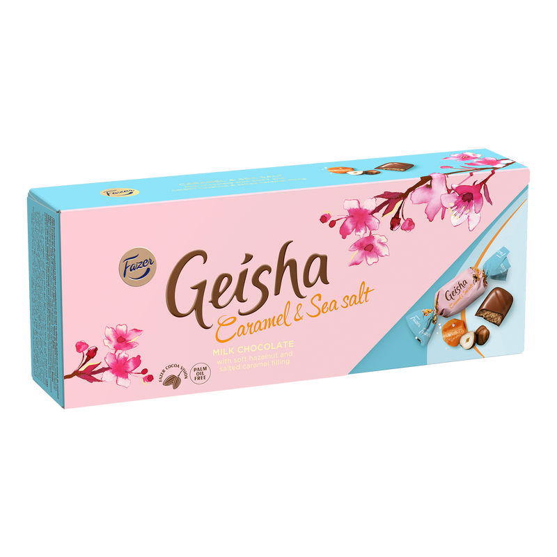 Fazer Geisha Caramel Sea Salt Milk Chocolates Box (250g)