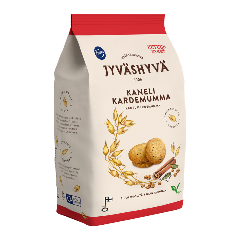 Fazer Jyväshyvä Cinnamon & Cardamom Biscuits (320g)
