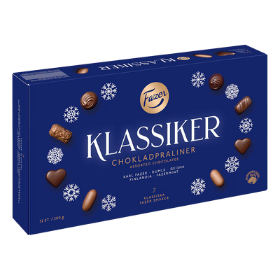 Fazer Klassiker Assorted Chocolates Box (280g)