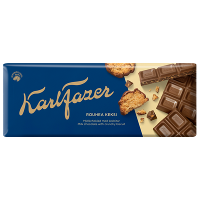 Fazer Milk Chocolate Crunchy Biscuit Bar 180 grams