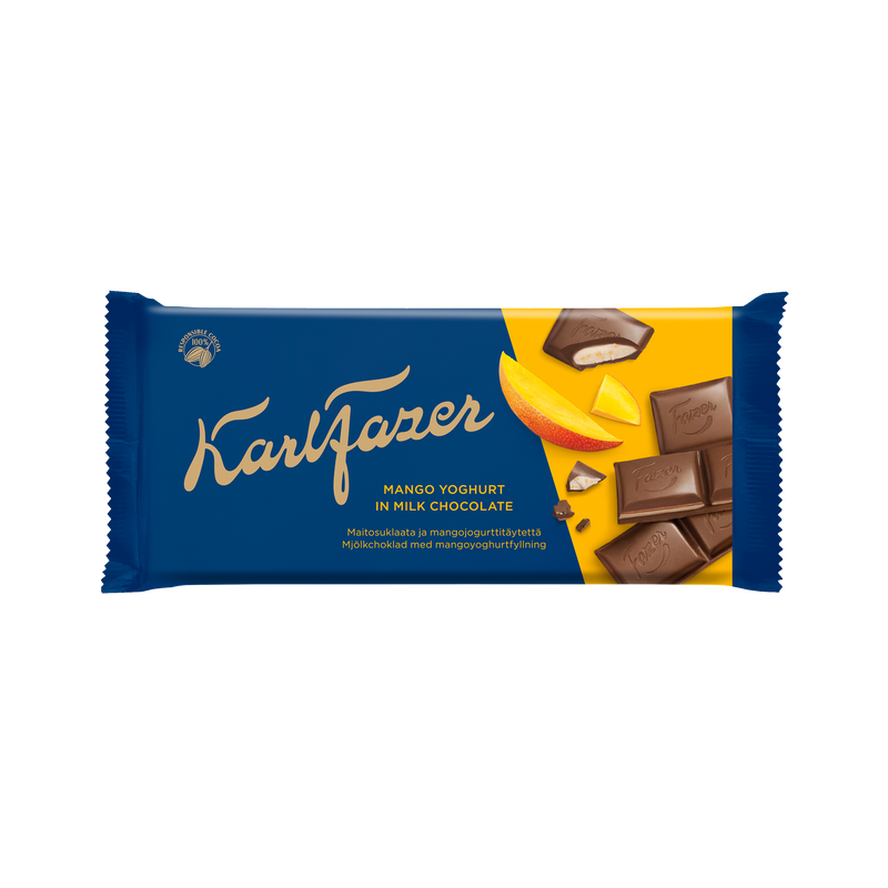 Fazer Milk Chocolate Mango Yogurt Bar 121 grams