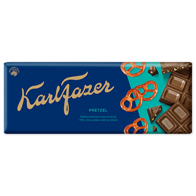 Fazer Milk Chocolate Pretzel Bar (180g)