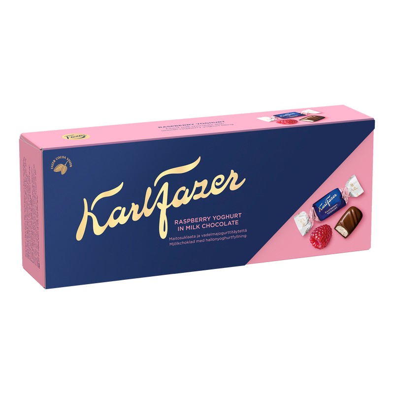 Fazer Raspberry Yoghurt Milk Chocolate Box (250g)