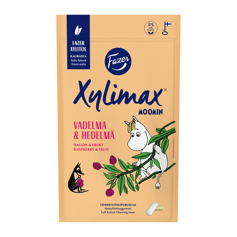 Fazer Xylimax Raspberry & Fruit Chewing Gum (100g)