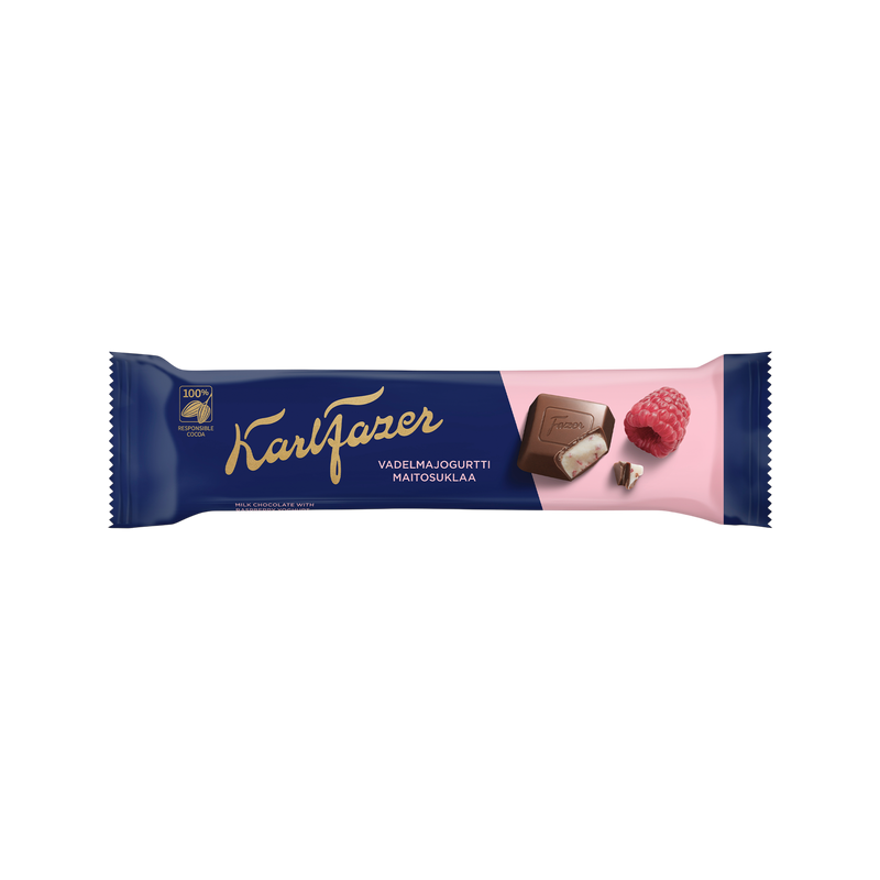 Fazer Raspberry Yogurt Milk Chocolate Bar (37g) – Touch of Finland