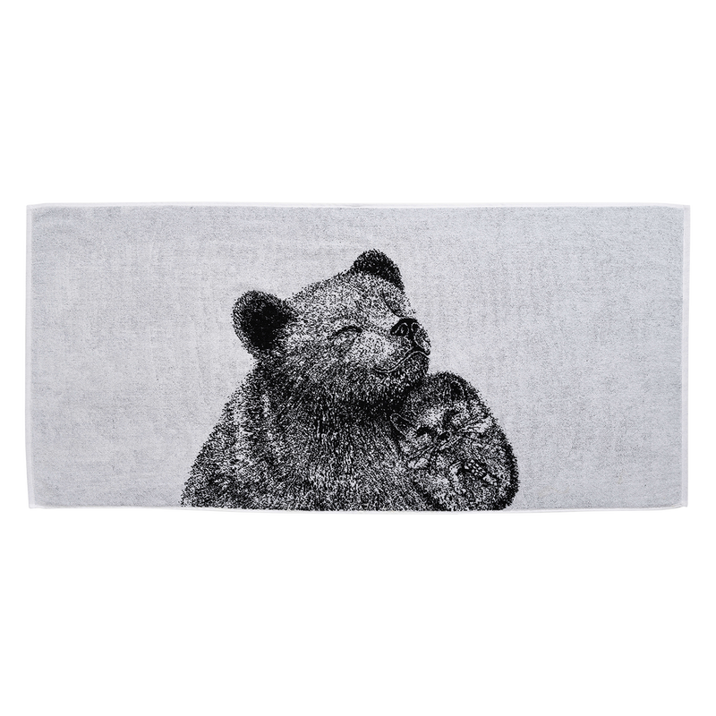 Finlayson Bear & Hedgehog Bath Towel