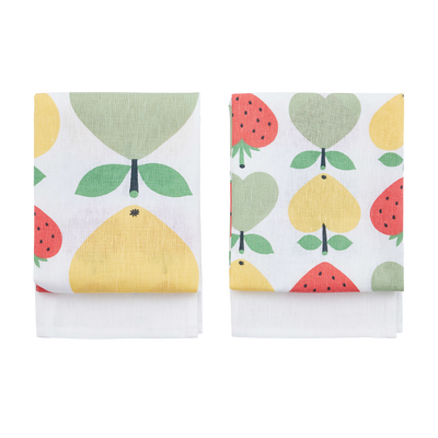 Finlayson Sydänhedelmät Kitchen Towels (Set of 2) folded
