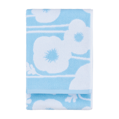 Finlayson Toive Bath Towel, blue folded