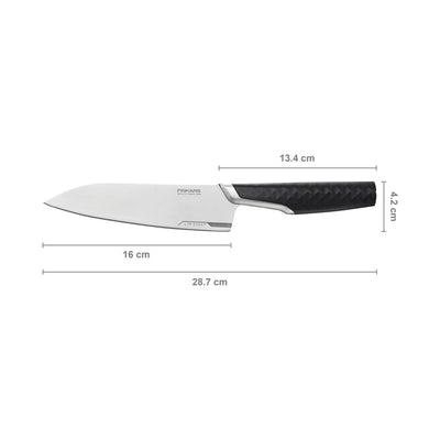 Measurement chart of a knife with dimensions labeled