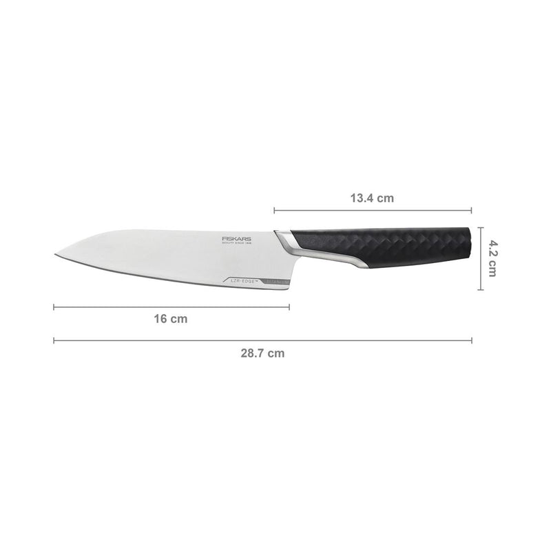 Measurement chart of a knife with dimensions labeled