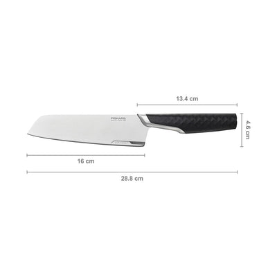 Pikard knife with dimensions labeled on a white background