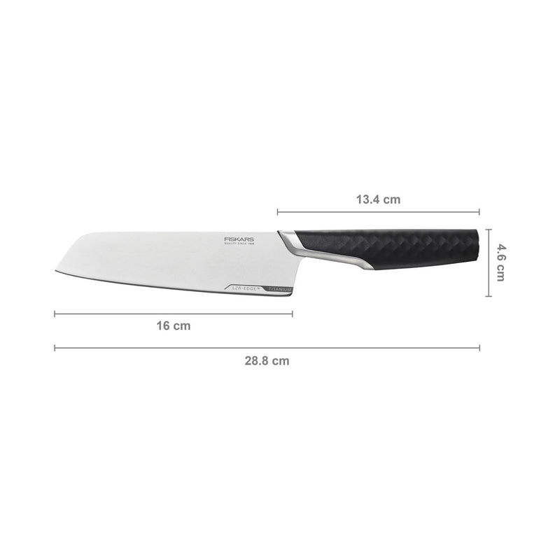 Pikard knife with dimensions labeled on a white background