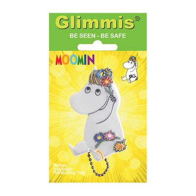 Glimmis Moomin Snorkmaiden Safety Reflector