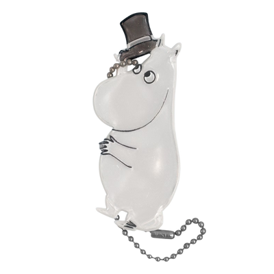 White cartoon character with a top hat on a white background