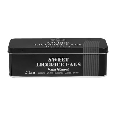 Halva Finnish Sweet Licorice Bars Gift Tin (300g)