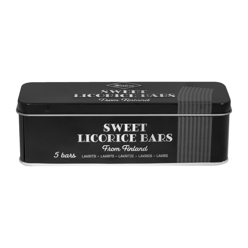 Halva Finnish Sweet Licorice Bars Gift Tin (300g)