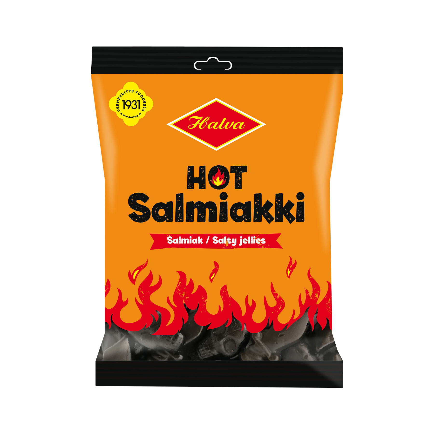 Halva Hot Salmiakki Licorice (160g) Touch of Finland