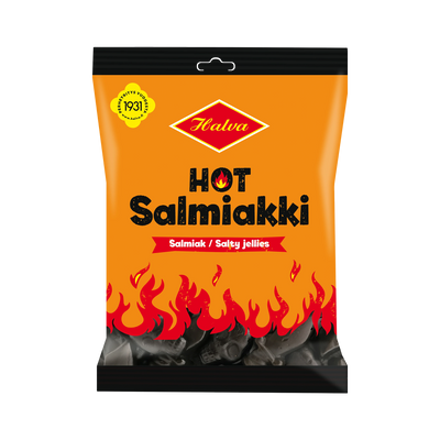 Halva Hot Salmiakki Licorice (160g)