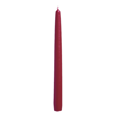 Havi Antique Taper Candle (4 pack), burgundy
