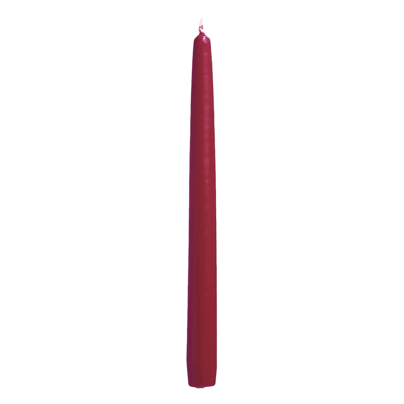 Havi Antique Taper Candle (4 pack), burgundy
