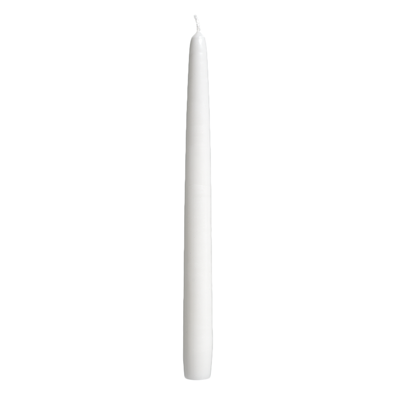 Havi Antique Taper Candle (4 pack), white