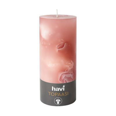 Havi Topaasi Pillar Candle, magnolia
